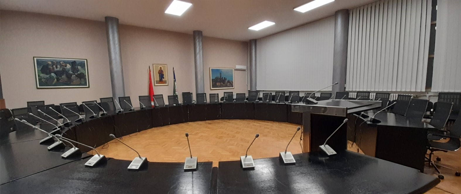 Konferencijski sistem za salu Gradske uprave grada Bora